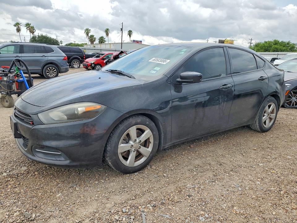 2016 Dodge Dart VIN 1C3CDFBB9GD645529 COPART salvage auction — SIDE, Tx - Salvage Vehicle Title, sold $500 on 2026-07-29 (photo 1)
