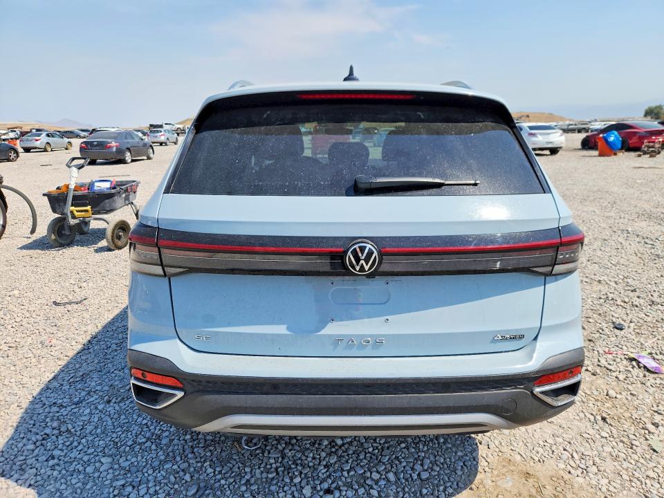 2025 Volkswagen Taos VIN 3VVVC7B28SM044480 COPART salvage auction — FRONT END, Ut - Salvage Certificate, sold $9,900 on 2026-09-04 (photo 6)