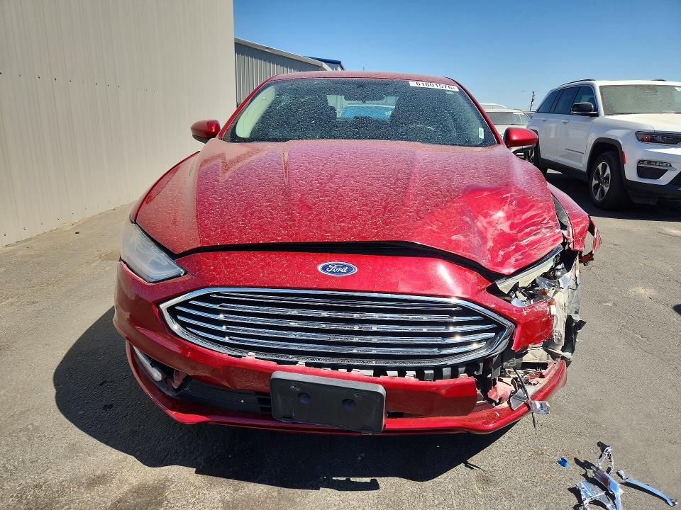 2017 Ford Fusion VIN 3FA6P0HD0HR222178 COPART salvage auction — FRONT END, Ca - Salvage Certificate, sold $1,600 on 2026-07-30 (photo 5)