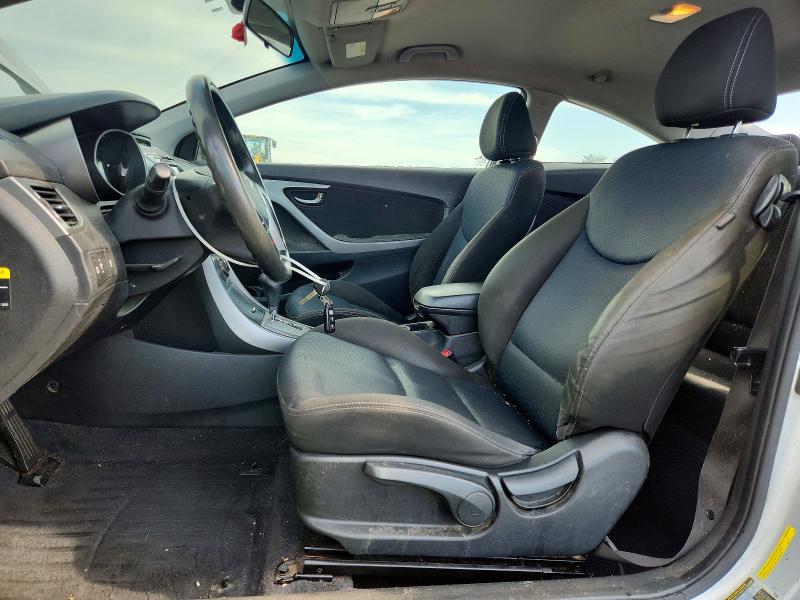 2013 Hyundai Elantra VIN KMHDH6AE7DU020487 COPART salvage auction — REAR END, NY - MV-907A SALVAGE CERTIFICATE, sold $750 on 2026-07-27 (photo 7)
