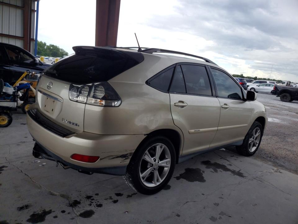 2007 Lexus Rx 400h VIN JTJGW31U472003303 COPART salvage auction — REAR END, FL - CERT OF TITLE SLVG REBUILDABLE, sold $1,100 on 2026-07-24 (photo 3)