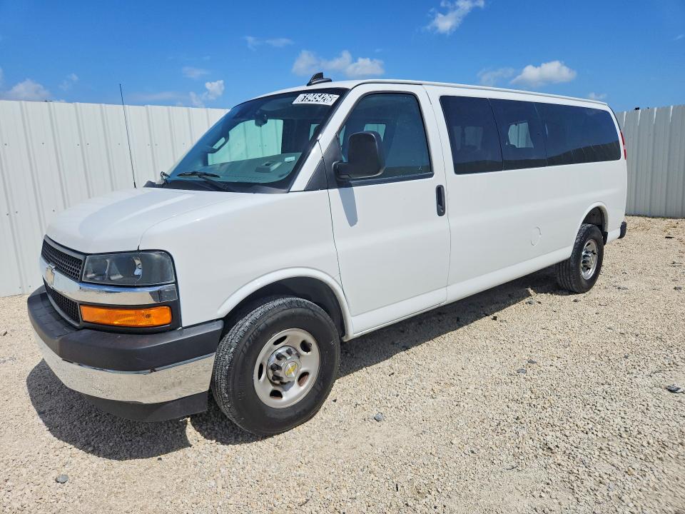 2025 Chevrolet Express 3500 VIN 1GAZGPF78S1100420 COPART salvage auction — REAR END, Fl - Certificate Of Title (P), sold $25,500 on 2026-08-03 (photo 1)