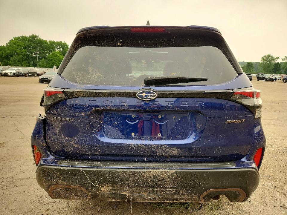 2025 Subaru Forester VIN JF2SLDHC8SH563924 COPART salvage auction — ROLLOVER, NY - MV-907A SALVAGE CERTIFICATE, sold $1,600 on 2026-07-23 (photo 6)