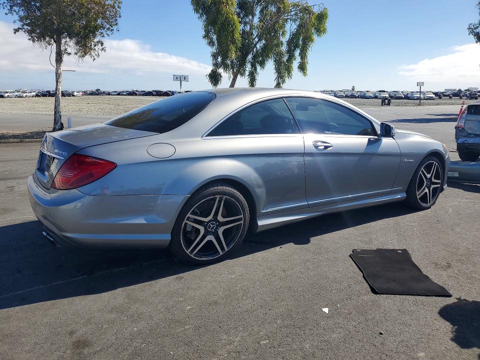 2012 Mercedes-benz Cl-klasse amg VIN WDDEJ7EB7CA028825 COPART salvage auction — UNDERCARRIAGE, Ca - Salvage Certificate, sold $125 on 2026-07-29 (photo 3)