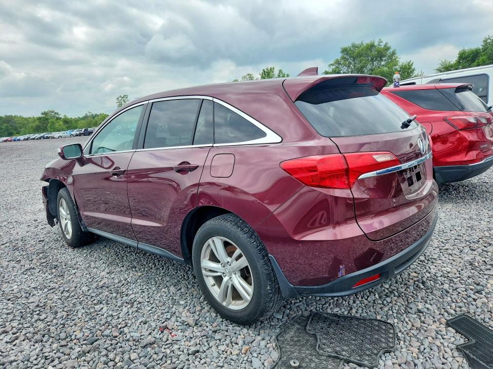 2014 Acura Rdx VIN 5J8TB4H54EL001724 COPART salvage auction — FRONT END, Il - Salvage Certificate, sold $200 on 2026-08-03 (photo 2)