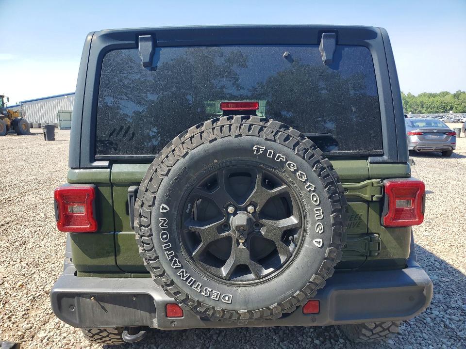 2021 Jeep Wrangler / VIN 1C4HJXDG6MW813085 COPART salvage auction — FRONT END, Ny - Mv-907A Salvage Certificate, sold $14,200 on 2026-08-31 (photo 6)