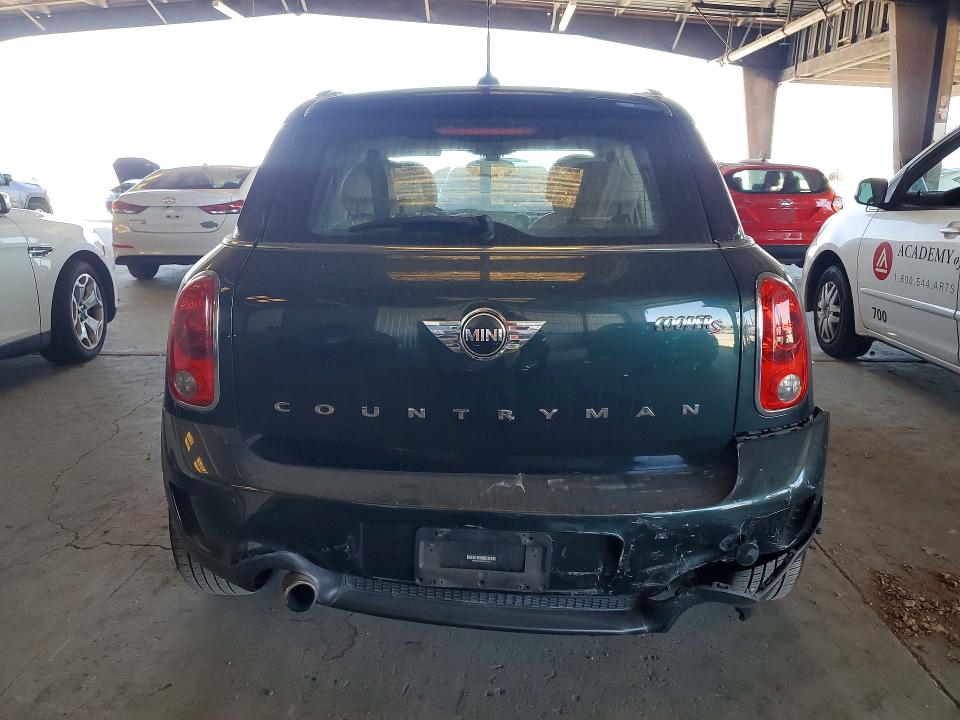 2014 Mini Cooper VIN WMWZC3C55EWP25330 COPART salvage auction — REAR END, Ca - Salvage Certificate, sold $650 on 2026-08-06 (photo 6)