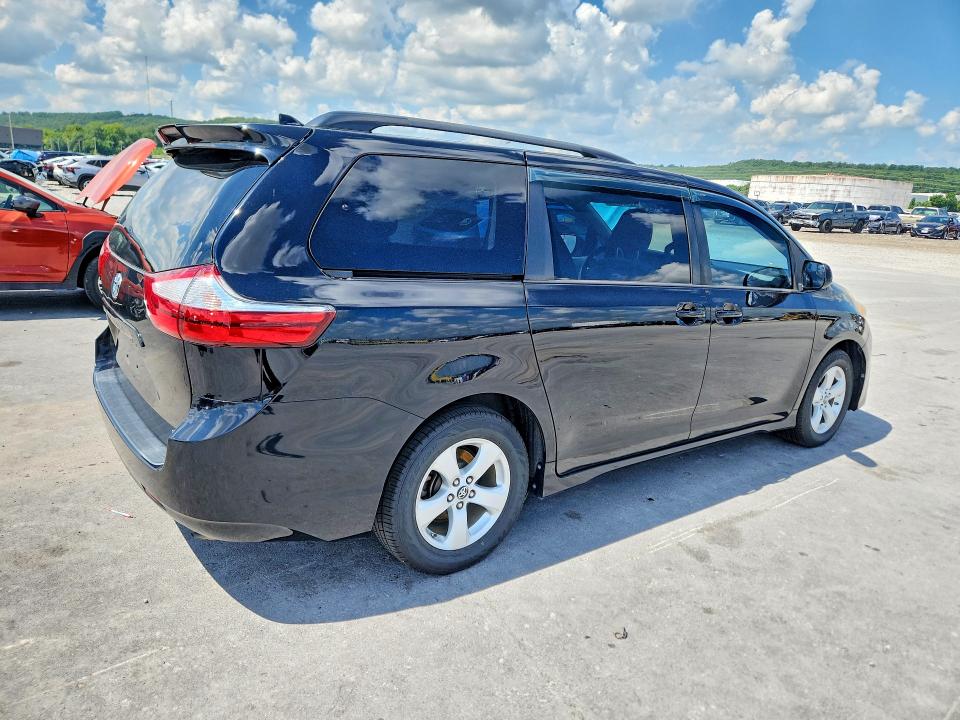 2018 Toyota Sienna VIN 5TDKZ3DC7JS959852 COPART salvage auction — WATER/FLOOD, OK - CERT OF TITLE-SALVAGE FLOOD, sold $175 on 2026-07-29 (photo 3)