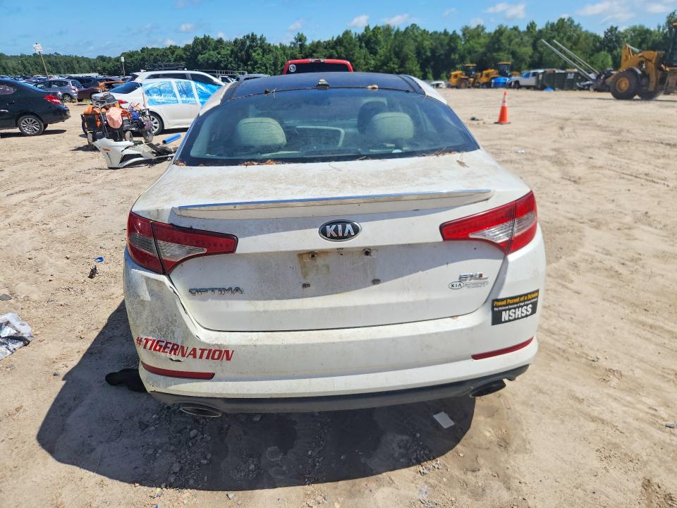 2013 Kia Optima VIN 5XXGR4A69DG176340 COPART salvage auction — FRONT END, FL - CERTIFICATE OF TITLE, sold $350 on 2026-07-24 (photo 6)
