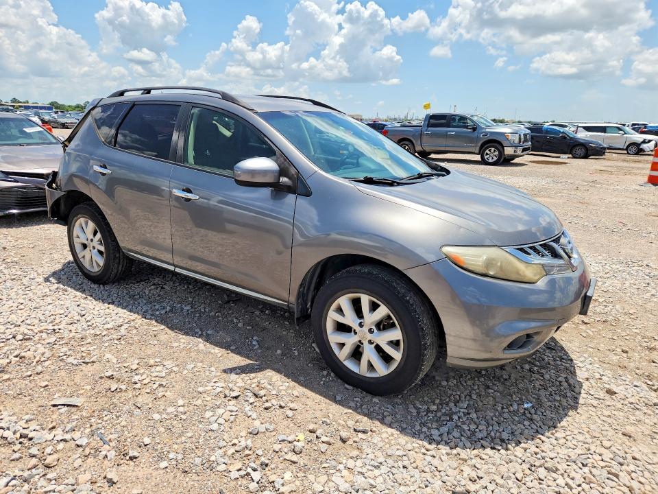 2013 Nissan Murano VIN JN8AZ1MU0DW202521 COPART salvage auction — REAR END, Tx - Salvage Vehicle Title, sold $325 on 2026-07-23 (photo 4)