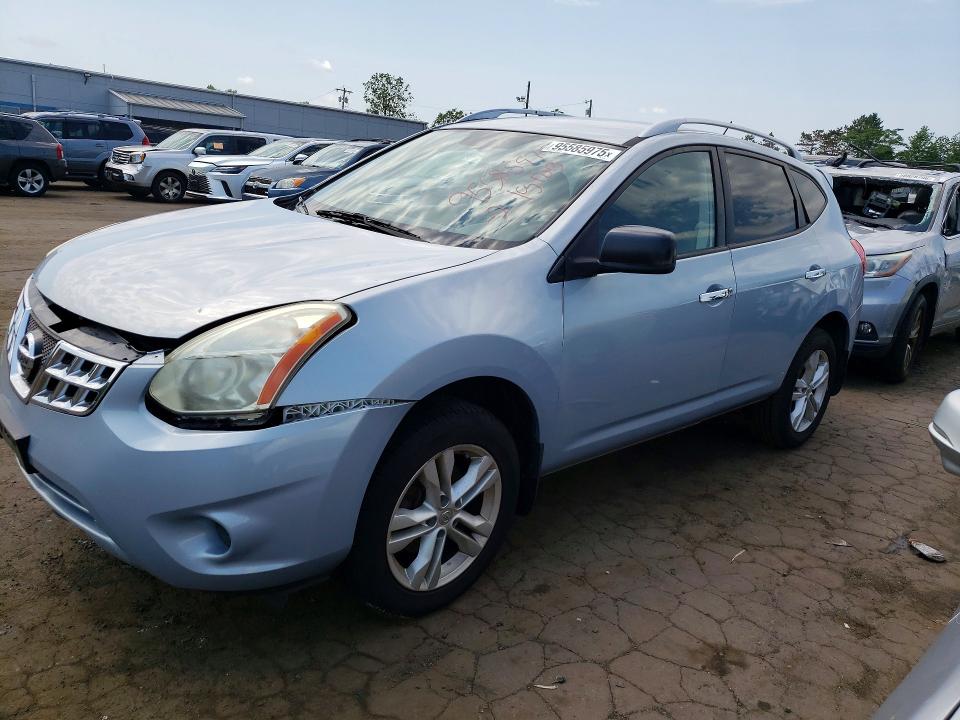2013 Nissan Rogue sport VIN JN8AS5MV5DW100684 COPART salvage auction — FRONT END, Ct - Cert Of Title-Rebuilt Salvage, sold $475 on 2026-07-21 (photo 1)