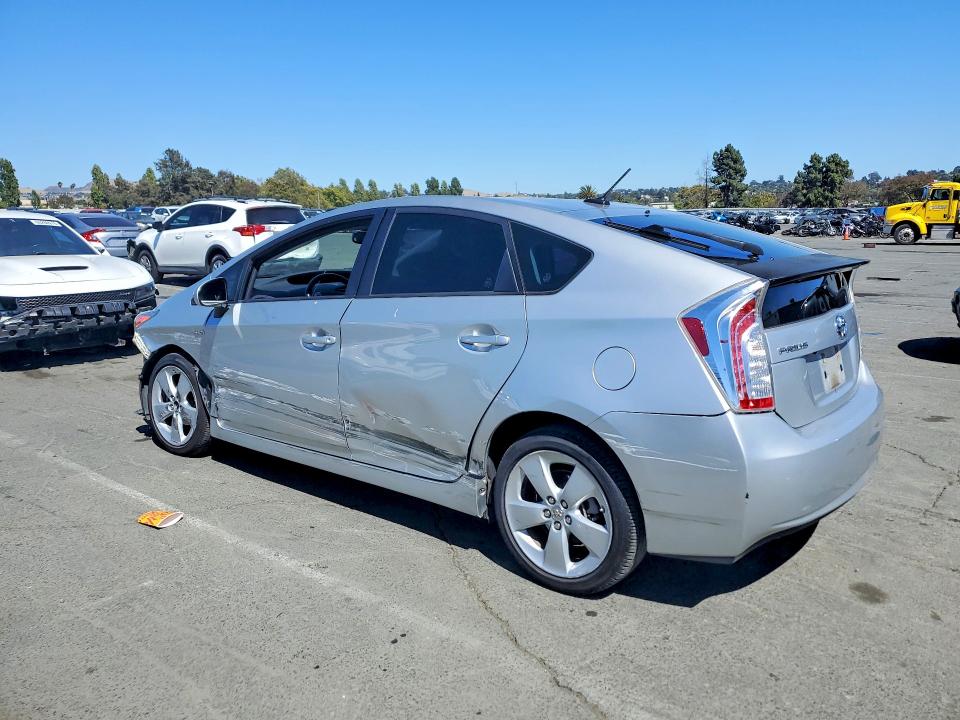 2013 Toyota Prius VIN JTDKN3DUXD5702571 COPART salvage auction — FRONT END, Ca - Salvage Certificate, sold $3,350 on 2026-07-17 (photo 2)