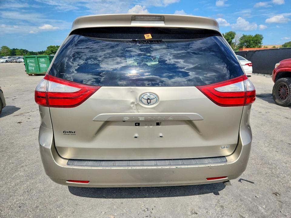 2015 Toyota VIN 5TDYK3DC9FS662099 COPART salvage auction — FRONT END, In - Certificate Of Title, sold $3,200 on 2026-07-30 (photo 6)