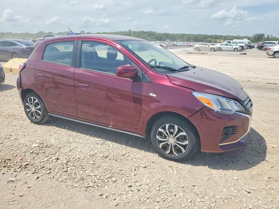 2021 Mitsubishi Mirage VIN ML32AUHJ7MH007290 COPART salvage auction — REAR END, Mo - Salvage Certificate Of Title, sold $750 on 2026-07-28 (photo 4)