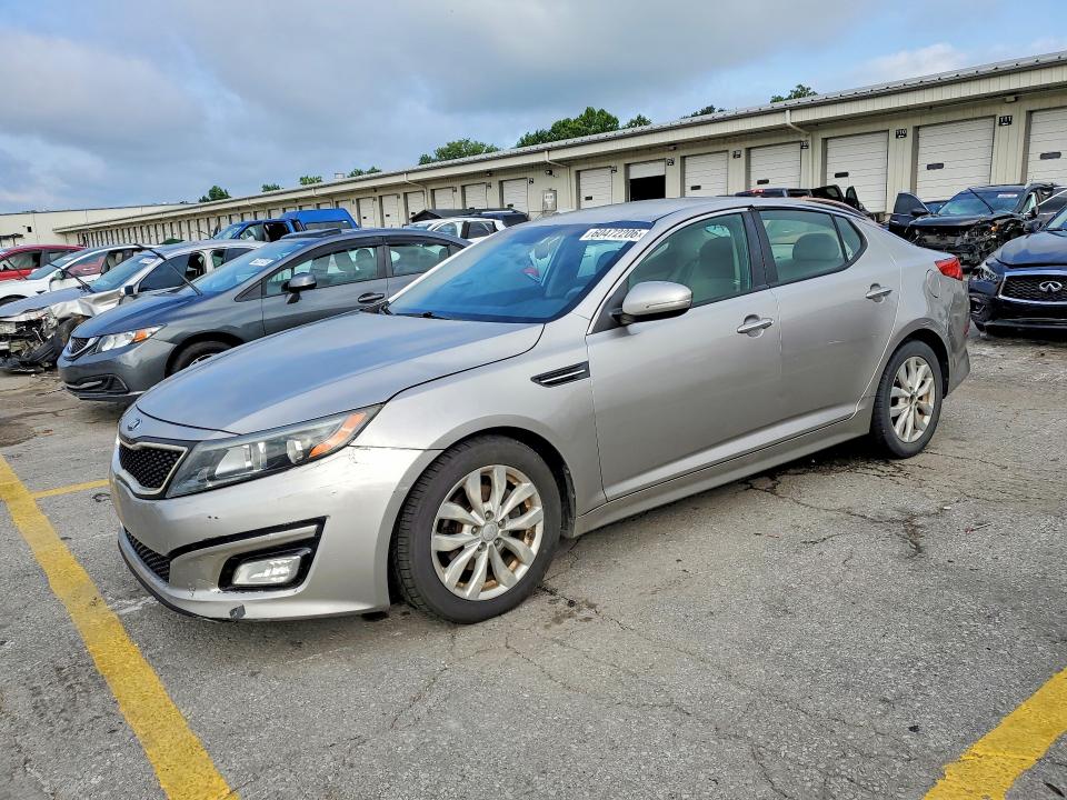 2015 Kia Optima VIN 5XXGM4A71FG473404 COPART salvage auction — FRONT END, In - Cert Of Title - Rebuilt Vehicl, sold $375 on 2026-07-13 (photo 1)
