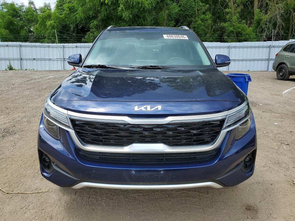 2023 Kia Seltos VIN KNDEUCAA0P7369784 COPART salvage auction — FRONT END, ON - PERMIT NO BRAND - UNFIT, sold $3,850 on 2026-07-23 (photo 5)