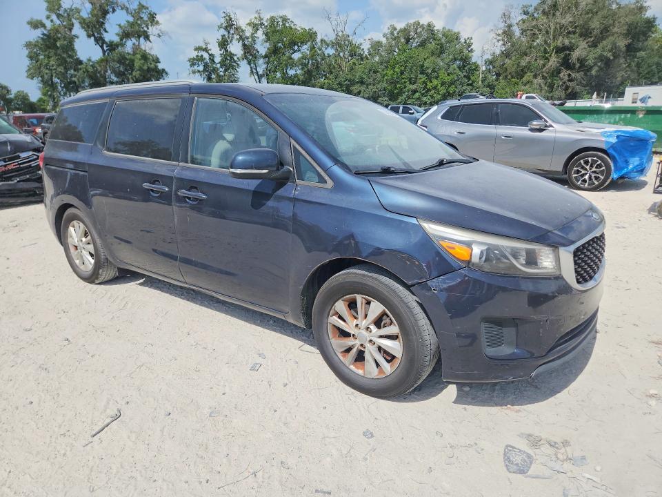 2015 Kia SEDONA VIN KNDMB5C17F6069707 COPART salvage auction — BURN, FL - CERT OF TITLE SLVG REBUILDABLE, sold $325 on 2026-07-28 (photo 4)
