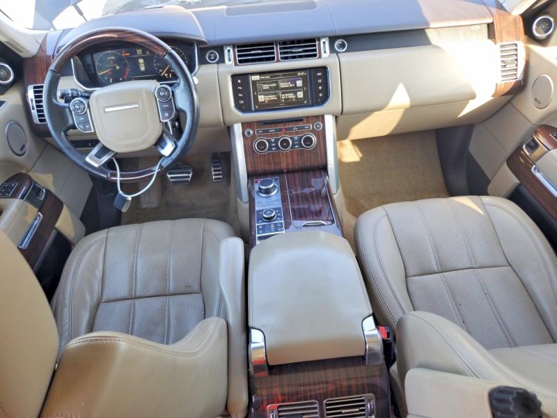 2016 Land rover RANGE ROVER VIN SALGS2EF8GA263741 COPART salvage auction — MINOR DENT/SCRATCHES, Nc - Certificate Of Title (P), sold $5,900 on 2026-07-28 (photo 8)