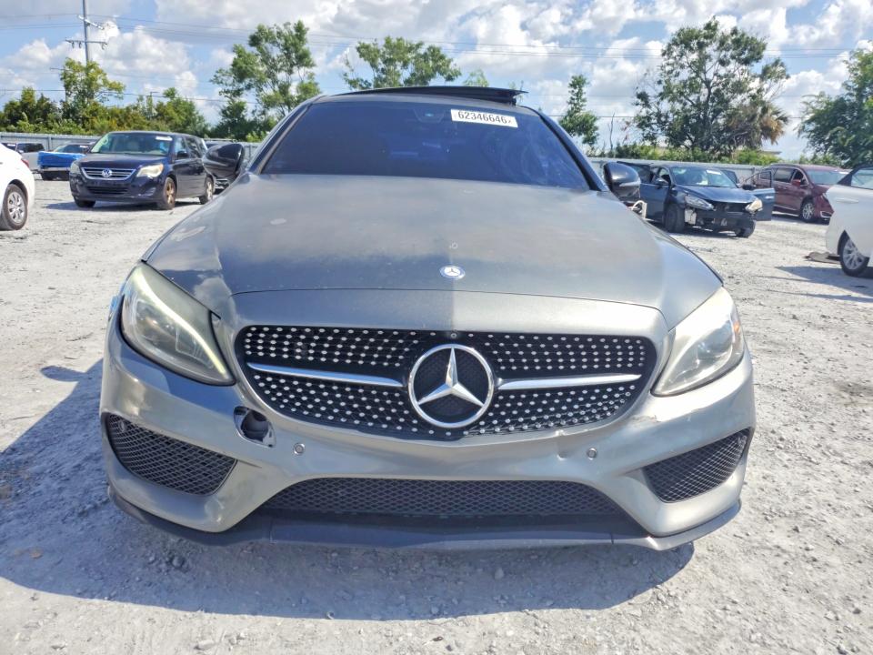 2017 Mercedes-benz C-klasse VIN WDDWJ4JB0HF356445 COPART salvage auction — ROOF, Fl - Certificate Of Title (P), sold $425 on 2026-07-28 (photo 5)