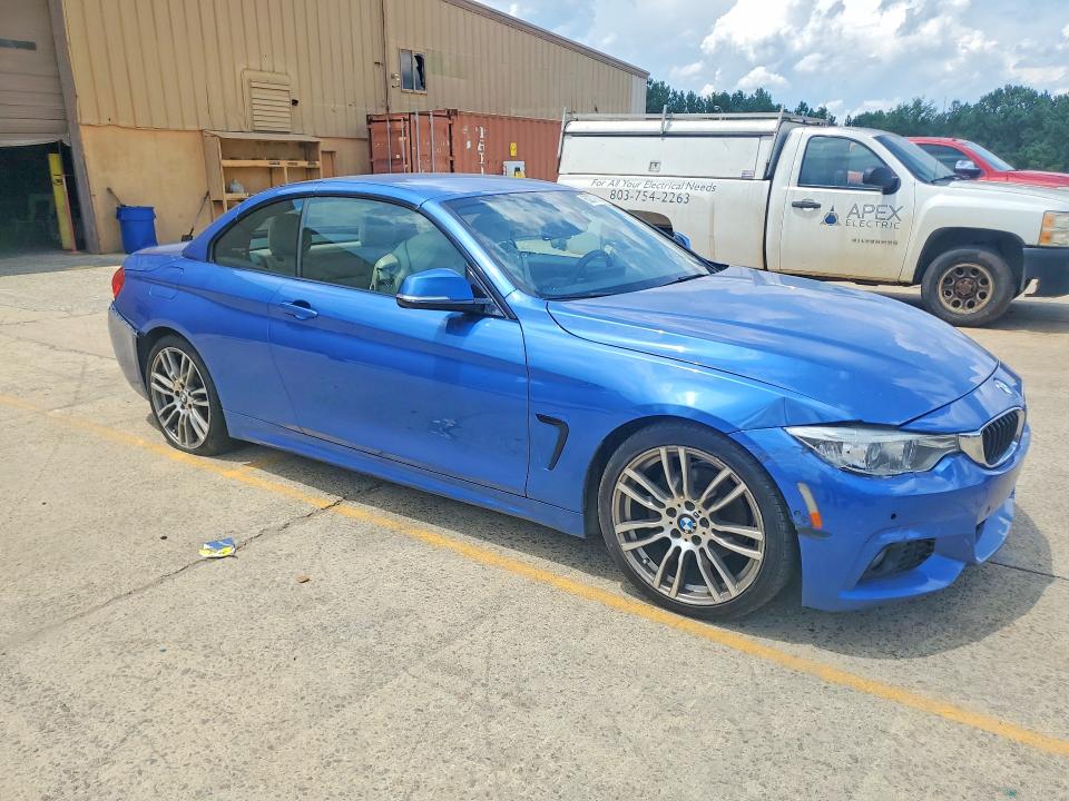2017 BMW 4er VIN WBA4U7C57H5H19685 COPART salvage auction — NORMAL WEAR, Sc - Certificate Of Title, sold $2,800 on 2026-07-24 (photo 4)
