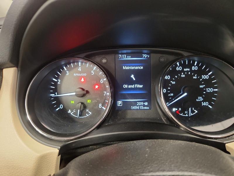 2017 Nissan Rogue VIN JN8AT2MVXHW277099 COPART salvage auction — HAIL, Wi - Junked Vehicle Bill Of Sale, sold $250 on 2026-07-13 (photo 9)