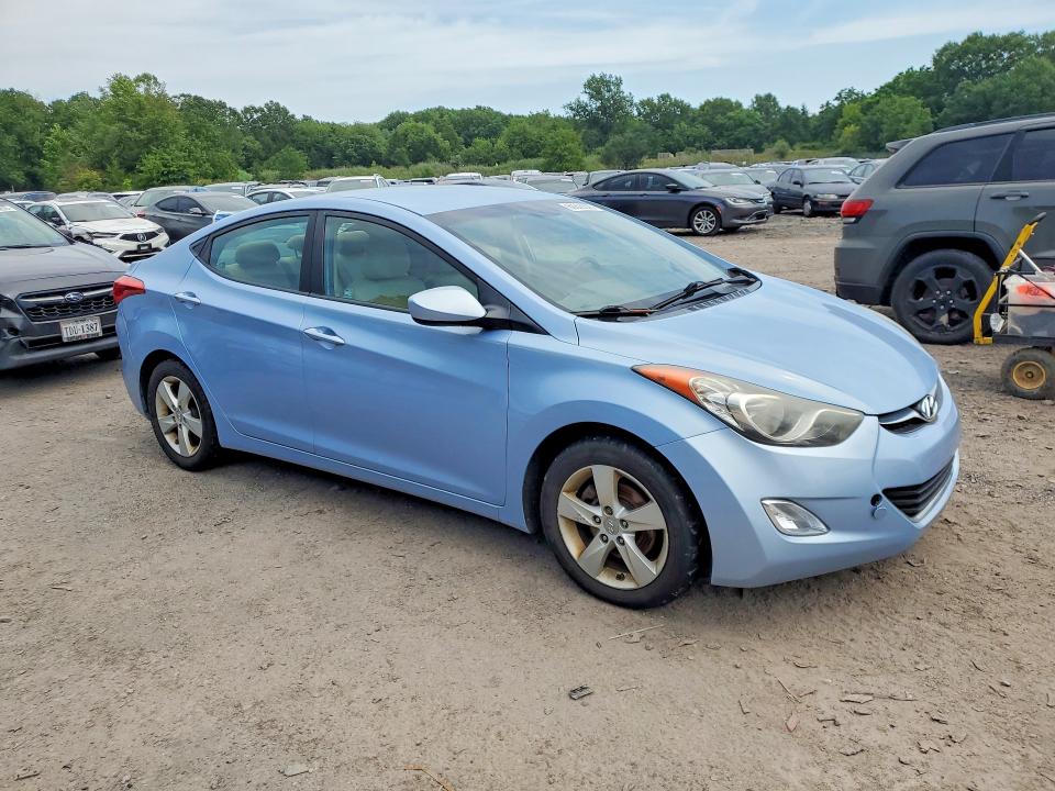 2012 Hyundai Elantra VIN KMHDH4AE4CU321897 COPART salvage auction — MINOR DENT/SCRATCHES, PA - CERT OF TITLE, sold $1,600 on 2026-07-20 (photo 4)