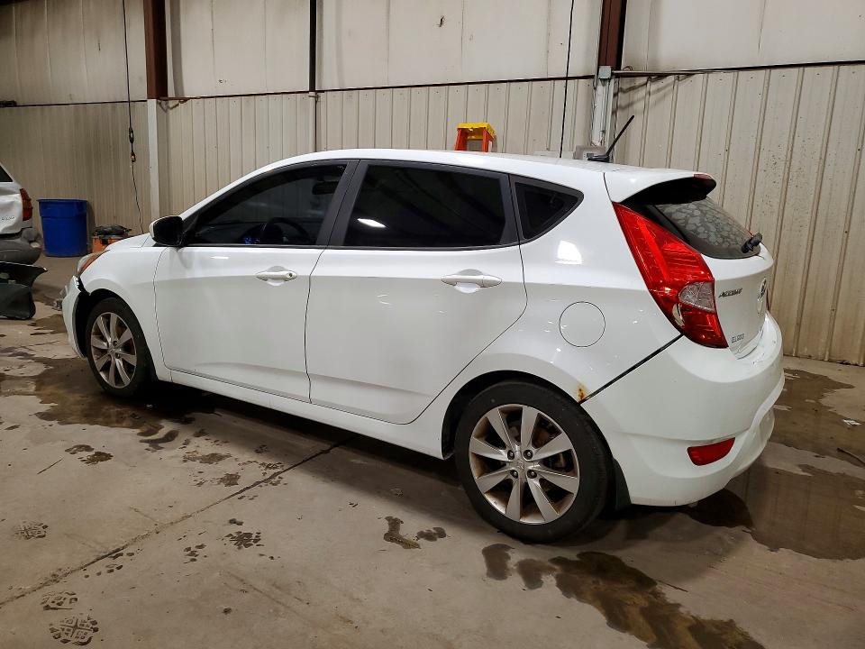 2012 Hyundai Accent VIN KMHCU5AEXCU037364 COPART salvage auction — FRONT END, Pa - Certificate Of Salvage, sold $400 on 2026-07-28 (photo 2)