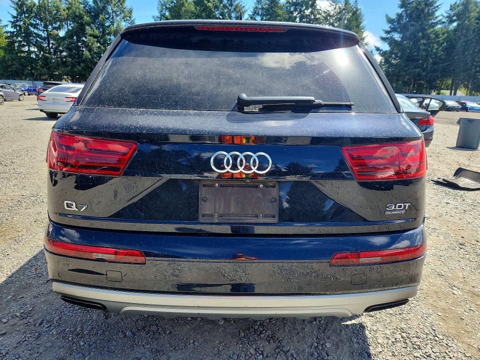 2017 Audi Q7 VIN WA1LAAF76HD039212 COPART salvage auction — FRONT END, Wa - Bill Of Sale, sold $5,700 on 2026-07-31 (photo 6)