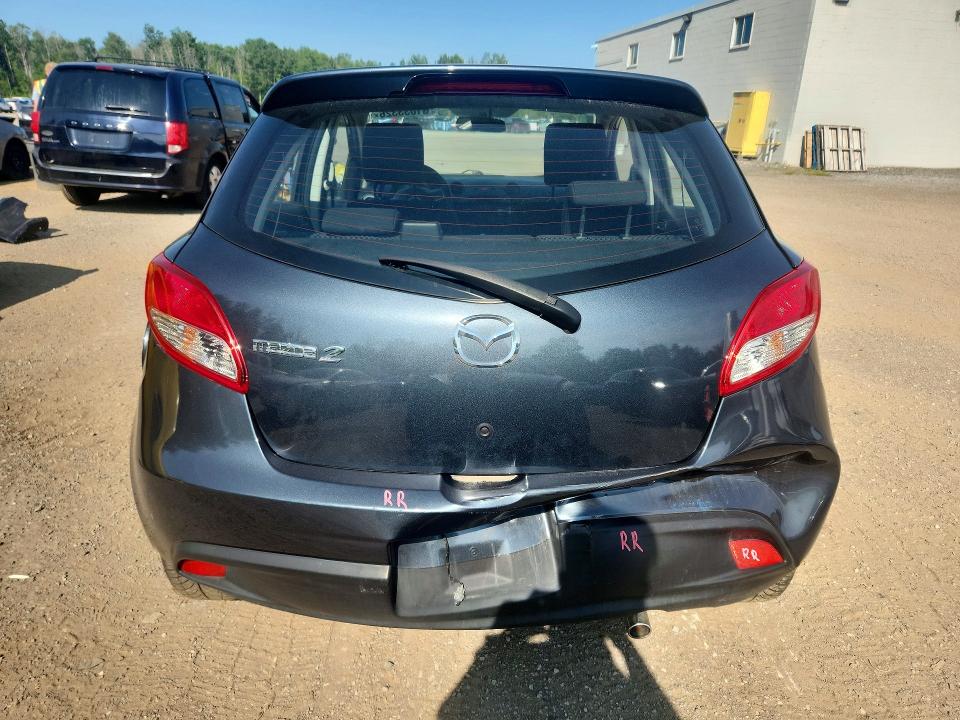 2011 Mazda 2 VIN JM1DE1HY3B0110725 COPART salvage auction — REAR END, On - Permit Salvage, sold $675 on 2026-07-30 (photo 6)