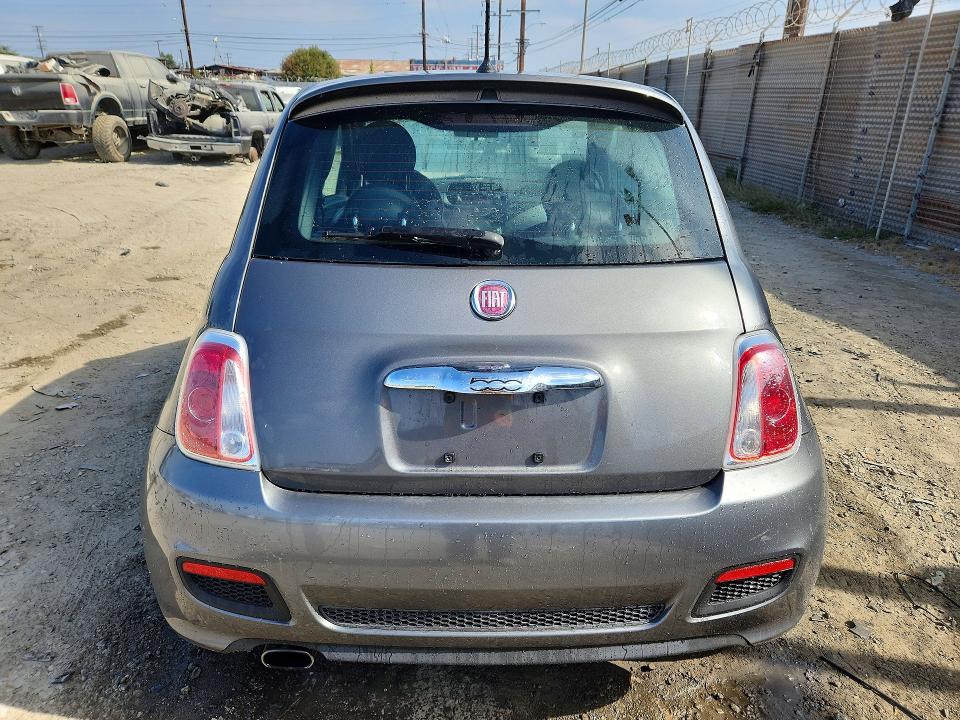 2012 Fiat 500 VIN 3C3CFFBR2CT287606 COPART salvage auction — FRONT END, Ca - Salvage Certificate, sold $450 on 2026-08-10 (photo 6)