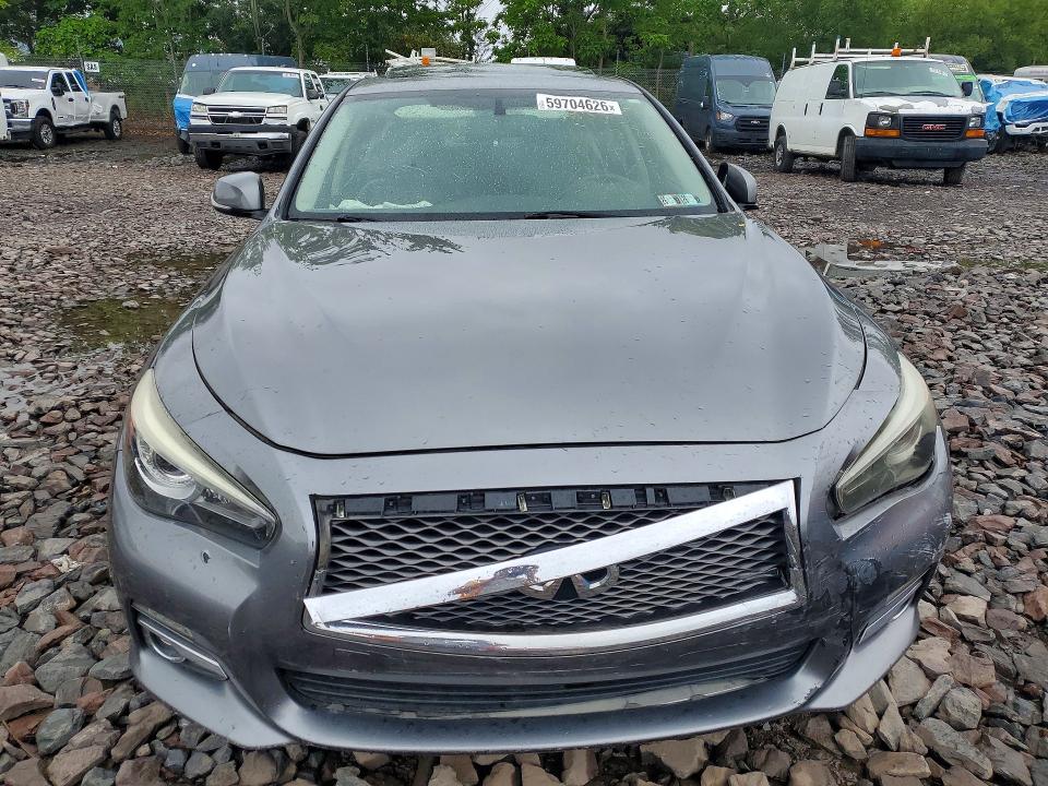 2015 Infiniti Q50 VIN JN1BV7ARXFM421339 COPART salvage auction — VANDALISM, Pa - Certificate Of Salvage, sold $1,550 on 2026-07-13 (photo 5)