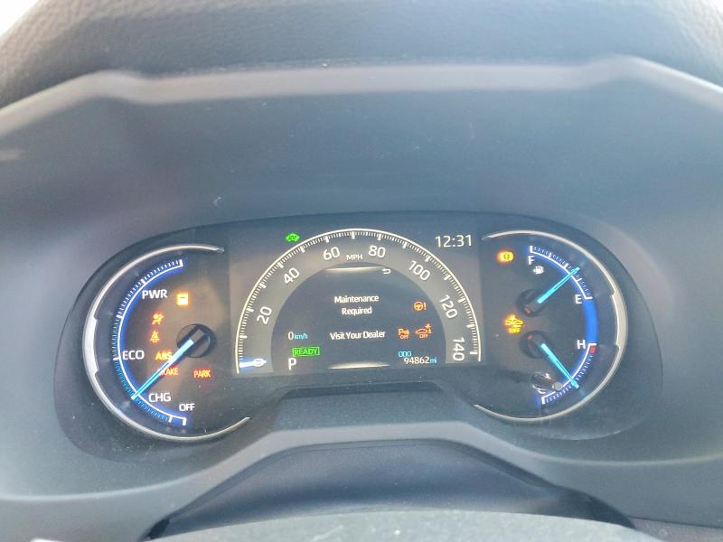 2019 Toyota Rav4 VIN JTMDWRFV0KD519665 COPART salvage auction — SIDE, CA - SALVAGE CERTIFICATE, sold $8,600 on 2026-07-23 (photo 9)
