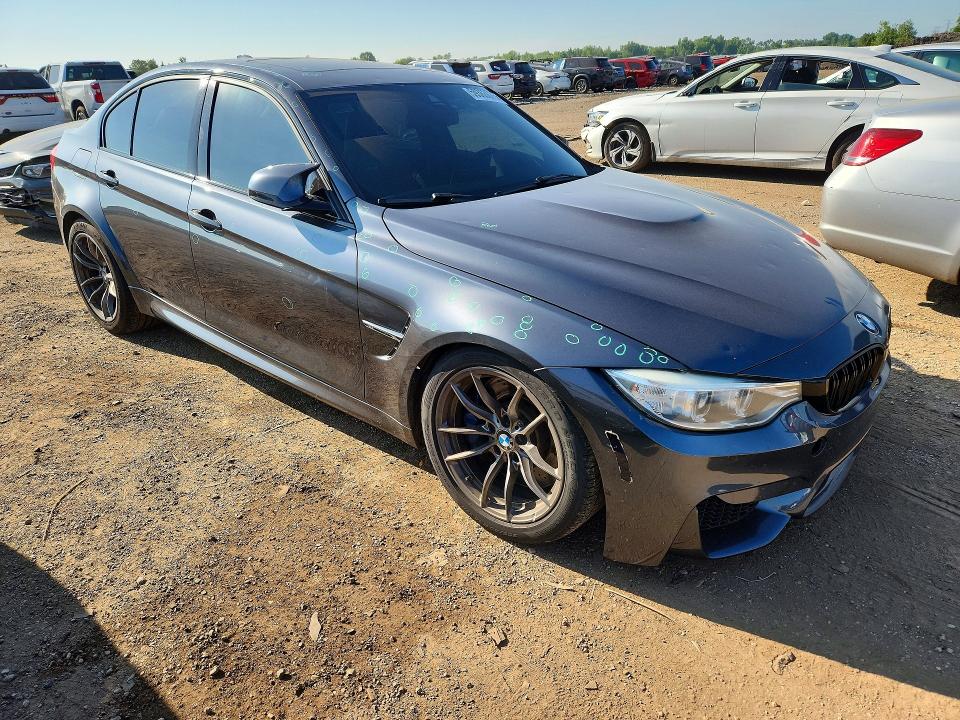 2015 BMW M3 VIN WBS3C9C50FP803481 COPART salvage auction — HAIL, Il - Salvage Certificate, sold $9,400 on 2026-07-28 (photo 4)
