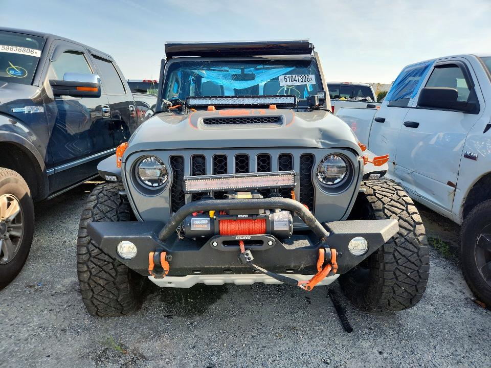 2022 Jeep Gladiator VIN 1C6JJTEG7NL167784 COPART salvage auction — ROLLOVER, VA - CERT OF TITLE - SALVAGE, sold $7,300 on 2026-07-29 (photo 5)