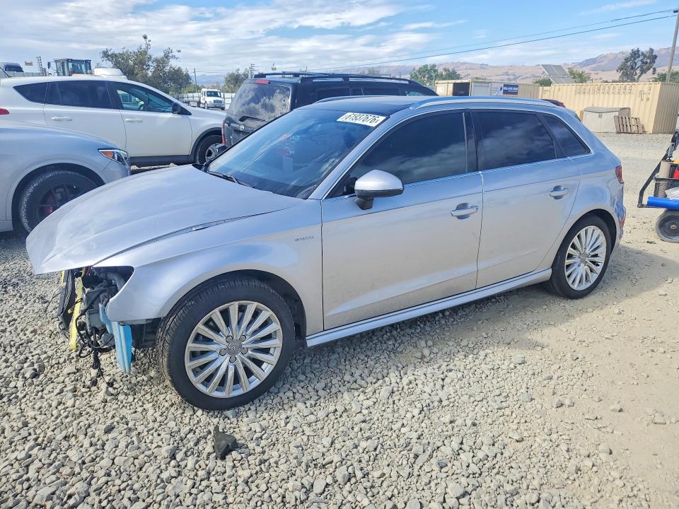 2016 Audi A3 VIN WAUTPBFF3GA107061 COPART salvage auction — FRONT END, CA - SALVAGE CERTIFICATE, sold $100 on 2026-07-28 (photo 1)