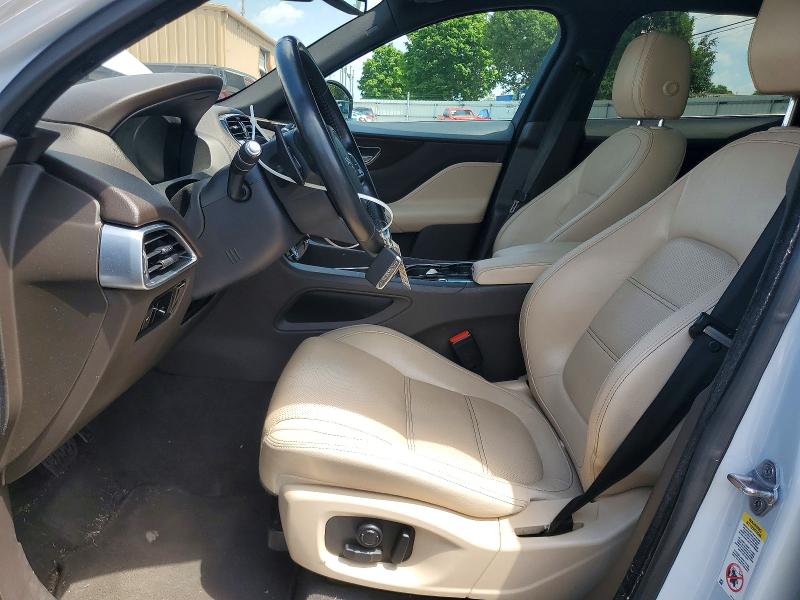 2017 Jaguar F-pace VIN SADCK2BV0HA496455 COPART salvage auction — FRONT END, Oh - Cert Of Title-Salvage, sold $3,000 on 2026-07-17 (photo 7)