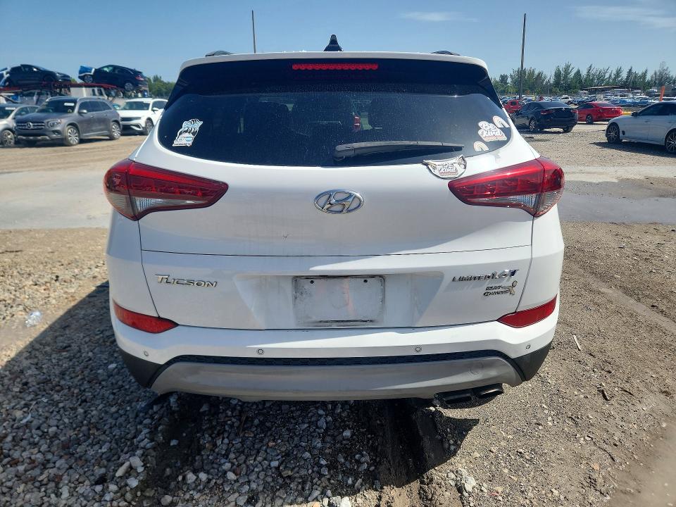2018 Hyundai Tucson VIN KM8J33A27JU809353 COPART salvage auction — FRONT END, FL - CERTIFICATE OF TITLE, sold $3,500 on 2026-07-16 (photo 6)