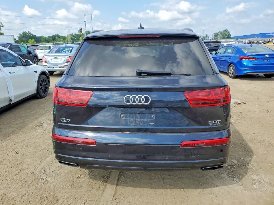 2017 Audi Q7 VIN WA1LAAF70HD038508 COPART salvage auction — SIDE, Mi - Certificate Of Title, sold $8,500 on 2026-08-25 (photo 6)