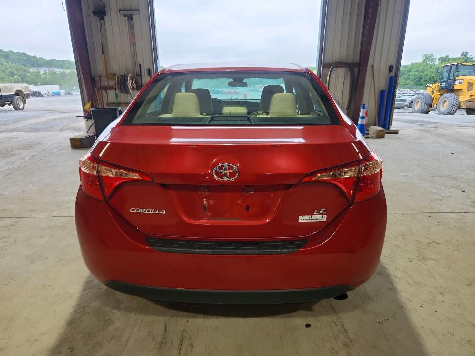 2018 Toyota VIN 5YFBURHE1JP826140 COPART salvage auction — FRONT END, Pa - Certificate Of Salvage, sold $4,450 on 2026-07-17 (photo 6)
