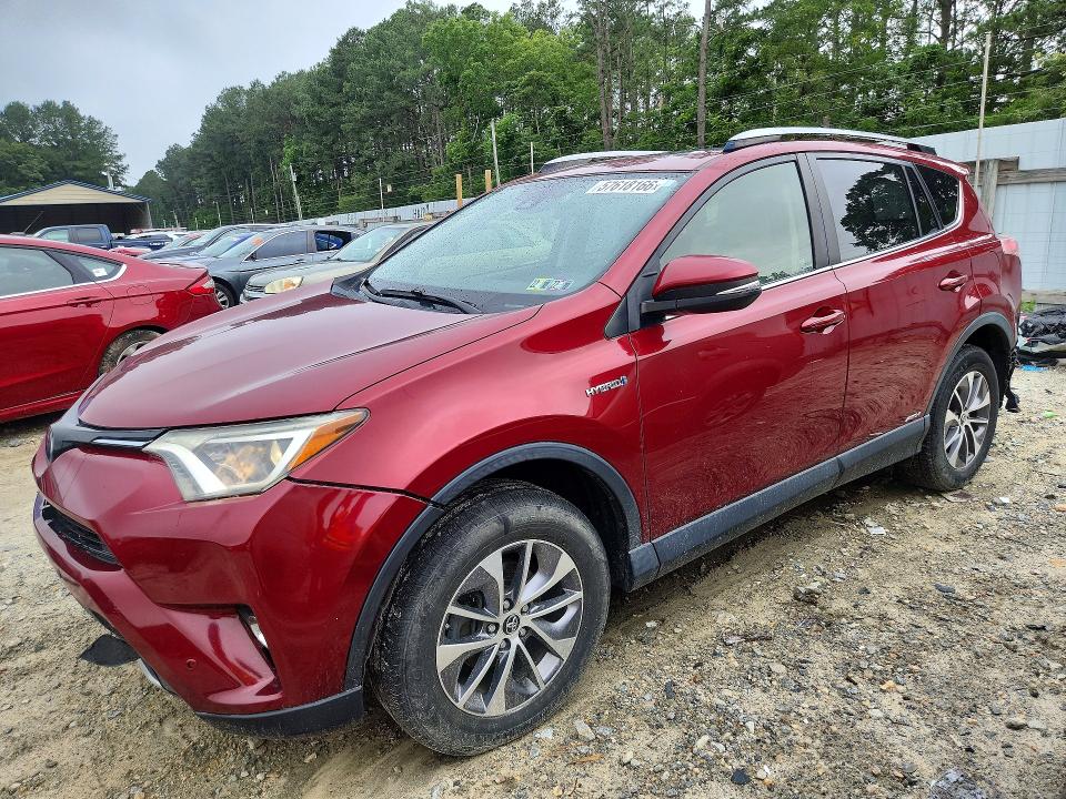 2018 Toyota Rav 4 VIN JTMRJREV7JD215172 COPART salvage auction — REAR END, Md - Cert Of Salvage > 75% Damage, sold $4,200 on 2026-07-14 (photo 1)
