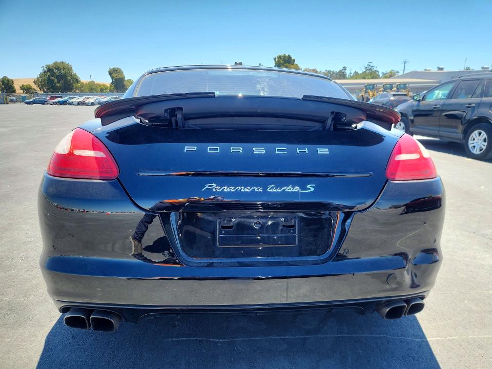 2013 Porsche Panamera VIN WP0AC2A74DL090373 COPART salvage auction — FRONT END, Ca - Salvage Certificate, sold $7,300 on 2026-08-15 (photo 6)