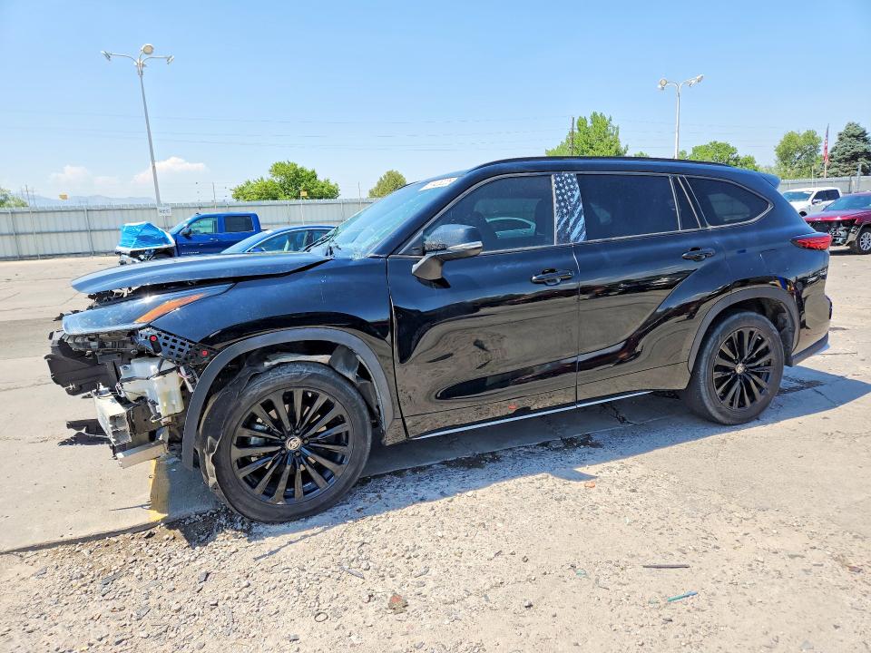 2023 Toyota Highlander VIN 5TDKDRAH9PS014671 — COPART salvage auction photo