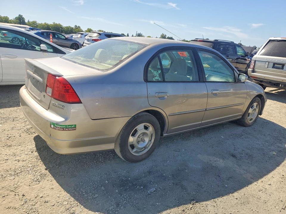 2005 Honda Civic hybrid VIN JHMES96615S021840 COPART salvage auction — MINOR DENT/SCRATCHES, CA - DIS/DLR/EXP ONLY CLEAN TITLE, sold $100 on 2026-07-21 (photo 3)
