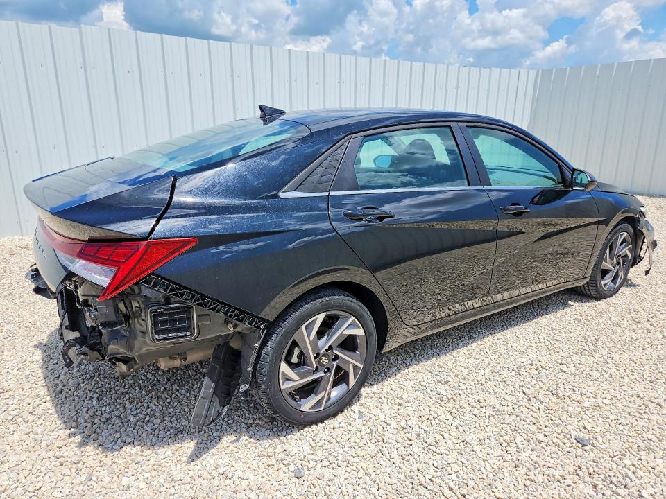 2025 Hyundai Elantra VIN KMHLS4DG9SU904457 COPART salvage auction — REAR END, Fl - Cert Of Title Slvg Rebuildable (P), sold $6,000 on 2026-07-13 (photo 3)