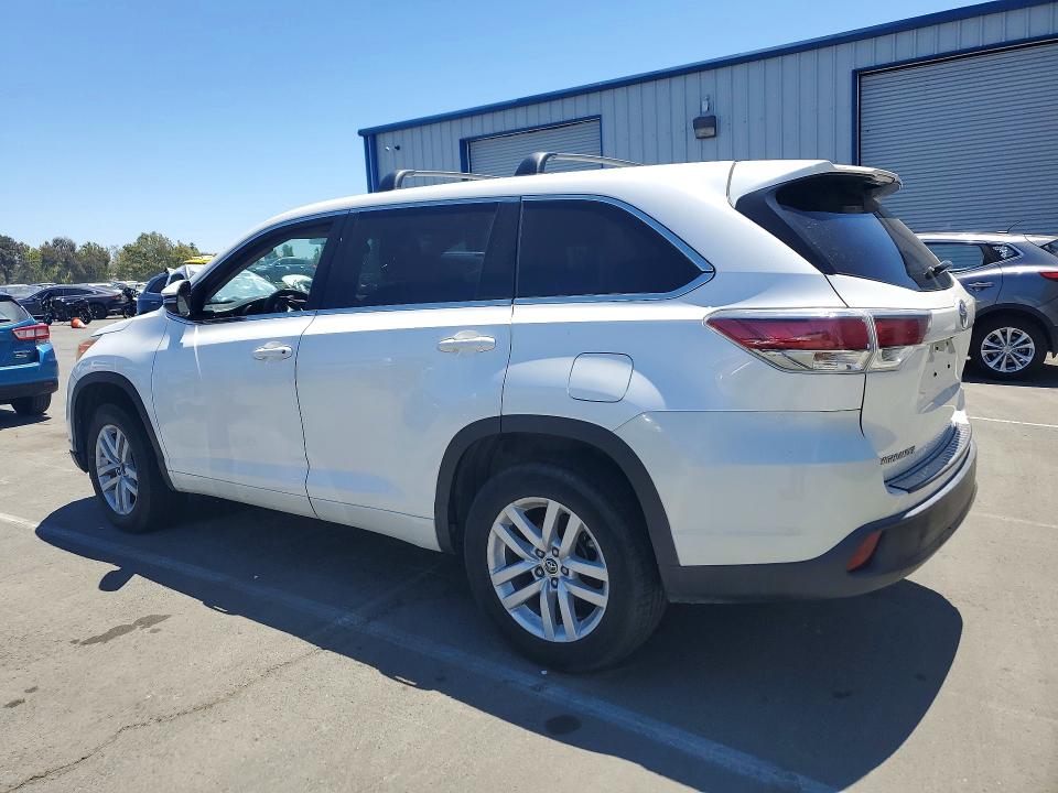 2016 Toyota Highlander VIN 5TDZKRFH9GS144964 COPART salvage auction — MINOR DENT/SCRATCHES, VA - DIS/DLR/EXP ONLY CLEAN TITLE (P), sold $6,100 on 2026-07-31 (photo 2)
