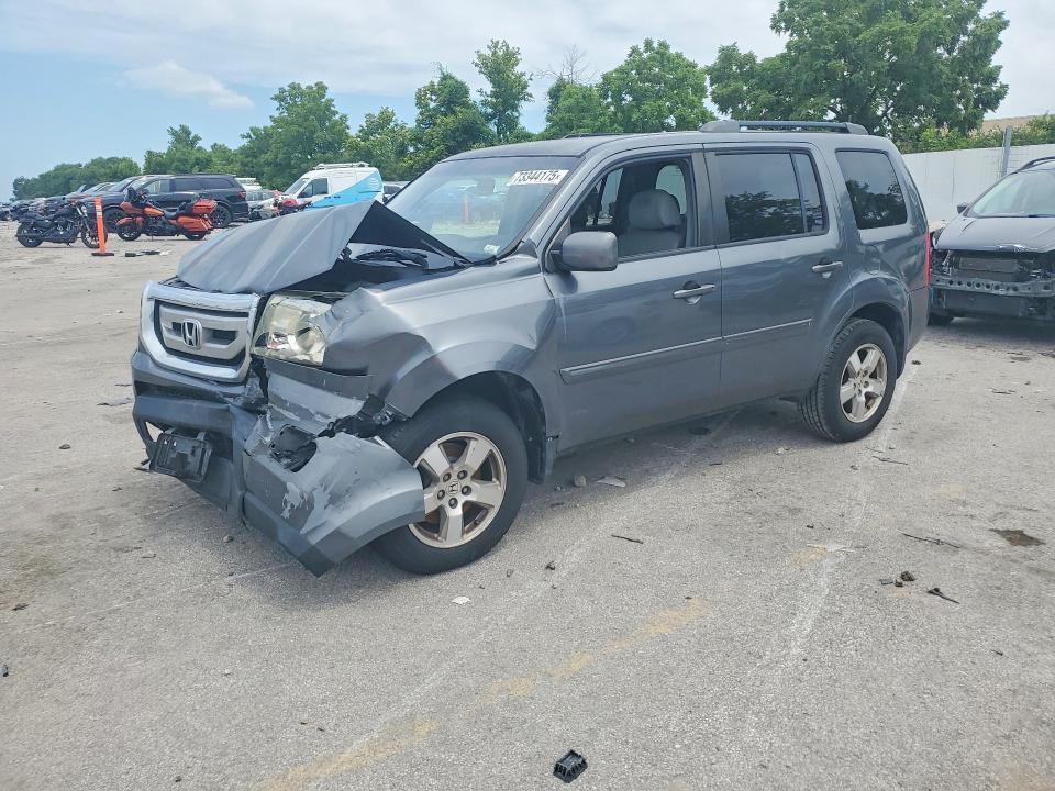 2011 Honda Pilot VIN 5FNYF4H49BB101090 COPART salvage auction — FRONT END, Mo - Certificate Of Title, sold $350 on 2026-07-10 (photo 1)