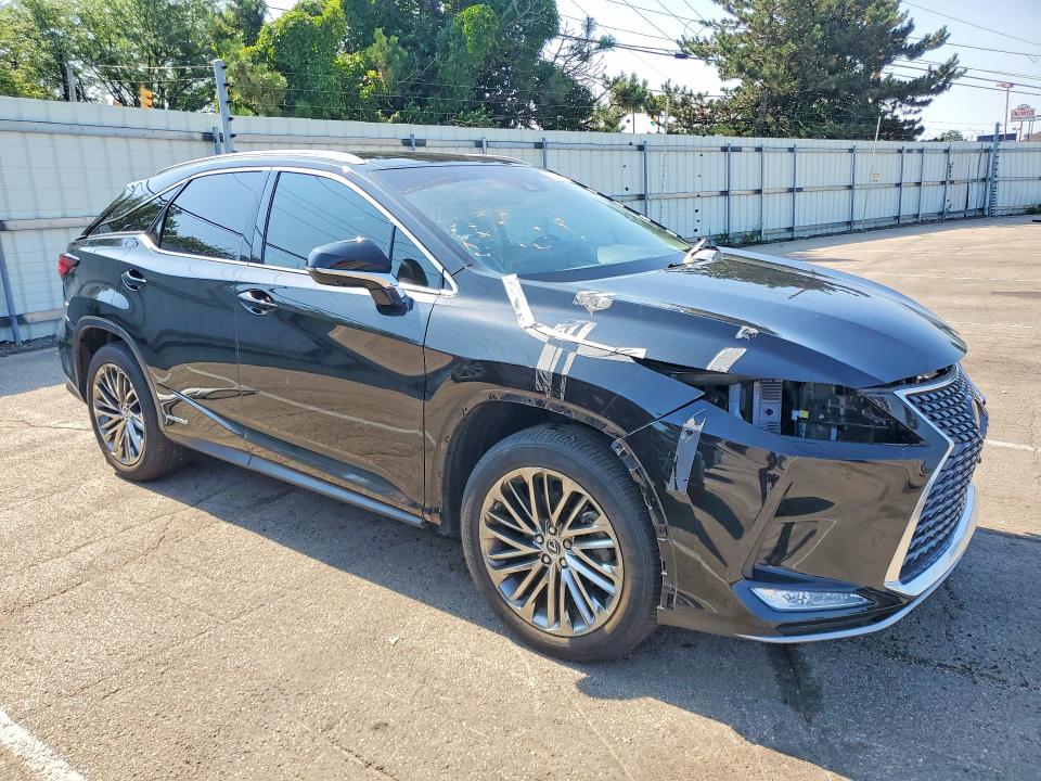 2022 Lexus Rx 450h VIN 2T2JGMDA2NC084440 COPART salvage auction — FRONT END, OH - CERT OF TITLE-SALVAGE, sold $25,750 on 2026-07-17 (photo 4)