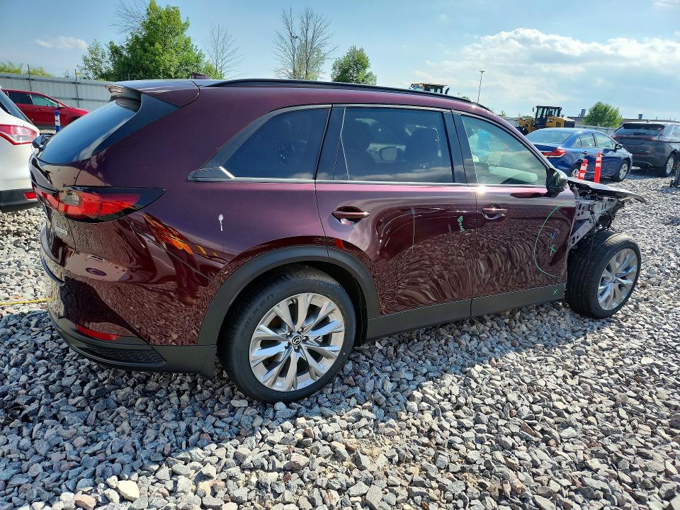 2025 Mazda Cx-90 VIN JM3KKCHD1S1250119 COPART salvage auction — FRONT END, Wi - Cert Of Title-Salvage Vehicle, sold $12,400 on 2026-07-20 (photo 3)