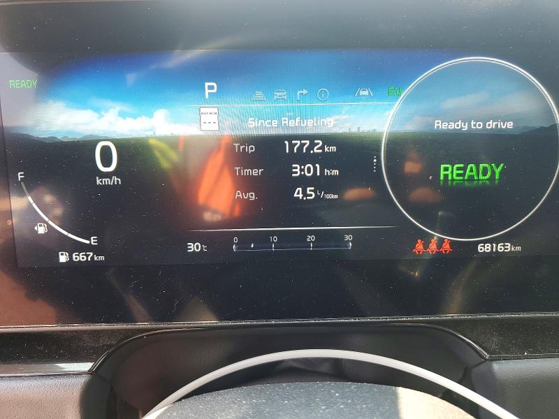 2025 Kia Niro VIN KNDCT3LE9S5222913 COPART salvage auction — WATER/FLOOD, ON - PERMIT IRREPAIRABLE, sold $2,050 on 2026-07-21 (photo 9)