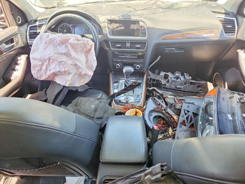 2017 Audi Q5 VIN WA1L2AFP3HA013956 COPART salvage auction — FRONT END, Ca - Salvage Certificate, sold $525 on 2026-09-08 (photo 8)